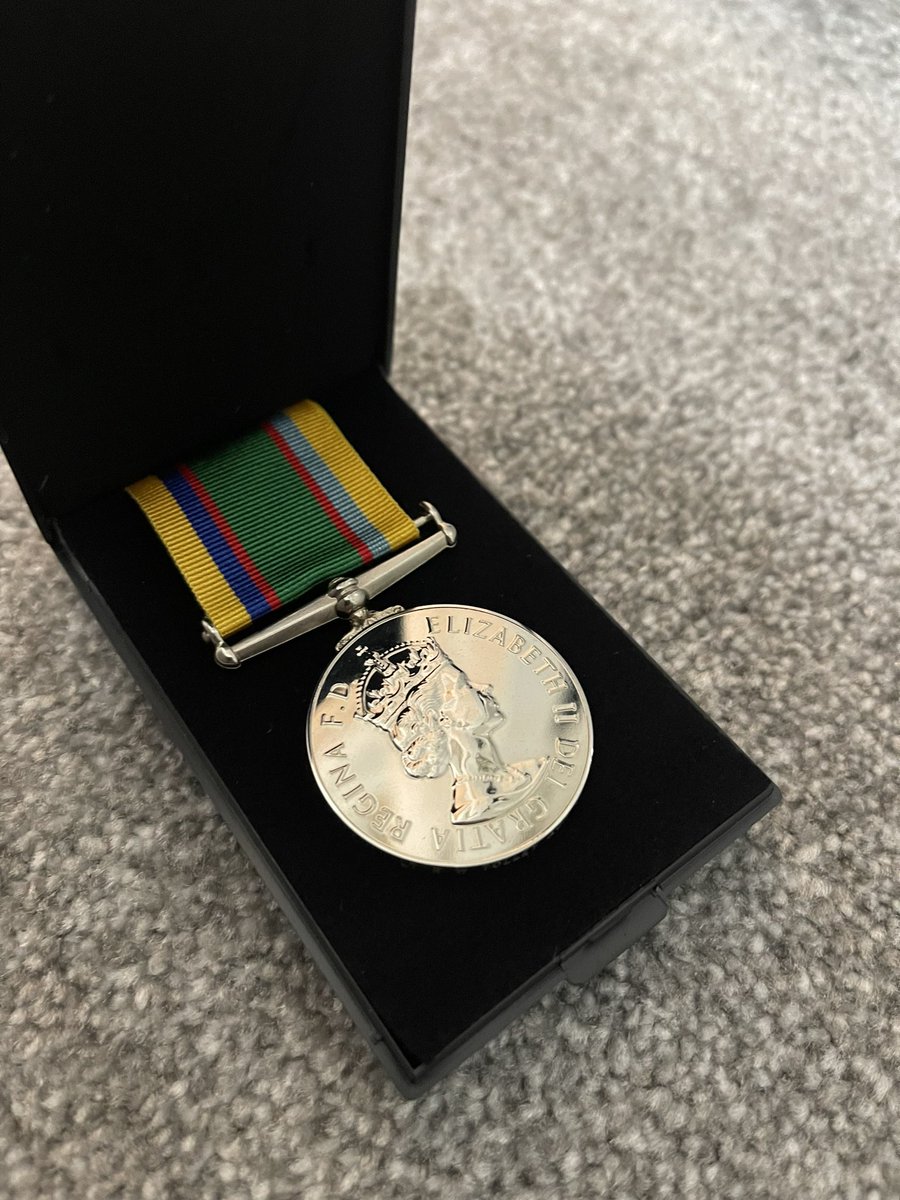 RyanT_ACF's tweet photo. A pleasure to receive my cadet force medal for 12 years service by the Lord Lieutenant this week. https://t.co/HC74kswKTS