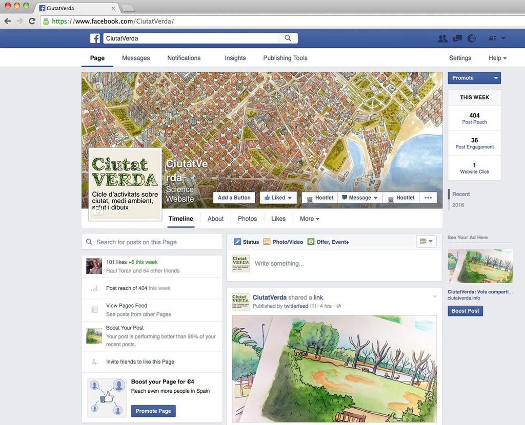 CiutatVerda's tweet photo. Unix-te al Facebook de #CiutatVerda per estar al dia de les activitats del cicle https://t.co/23XkKVsZEZ https://t.co/vn9RjZPh1h