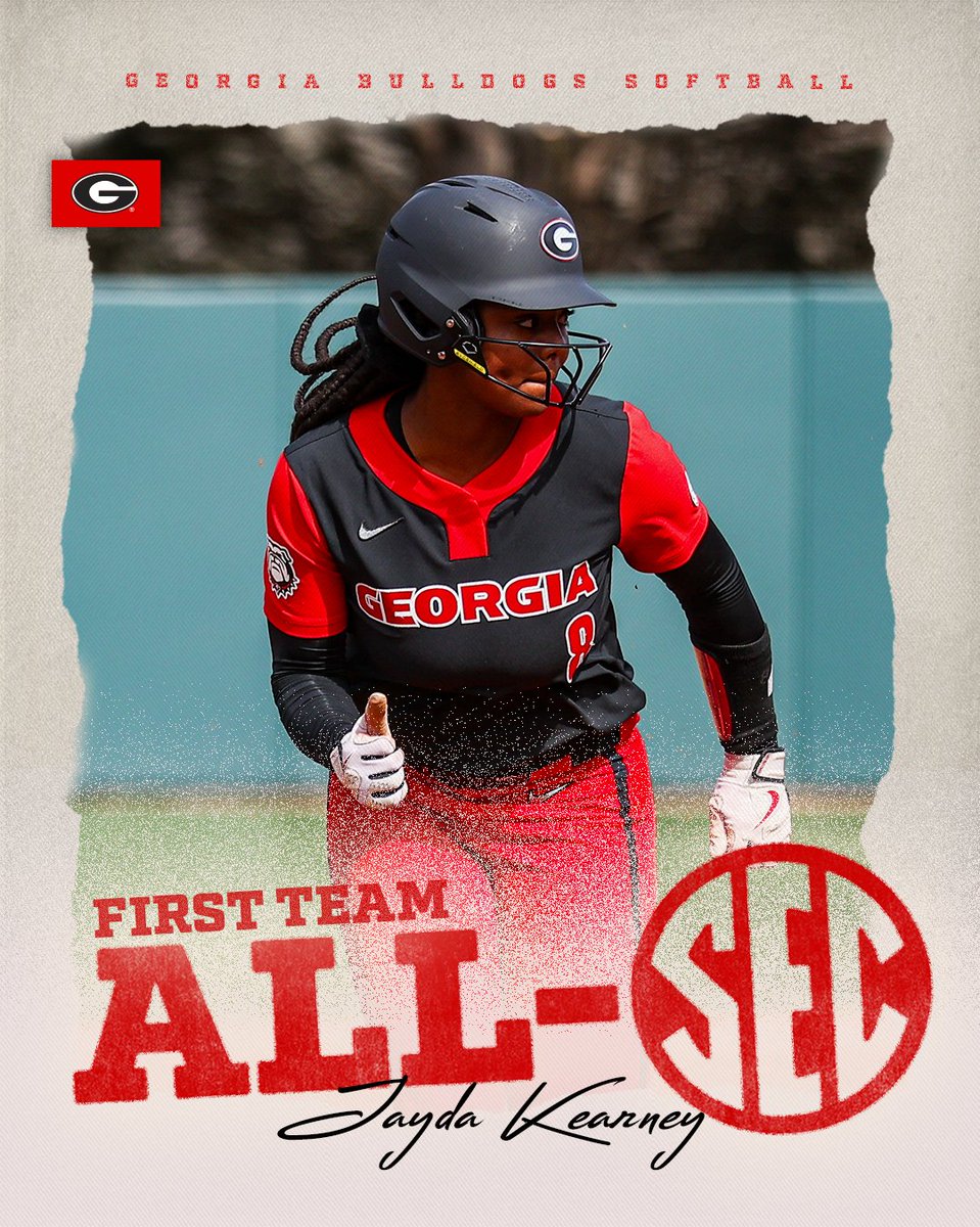 🥇 @jaydakearney, First Team All-SEC 🥎 📰 gado.gs/ajz #Team27 | #GoDawgs