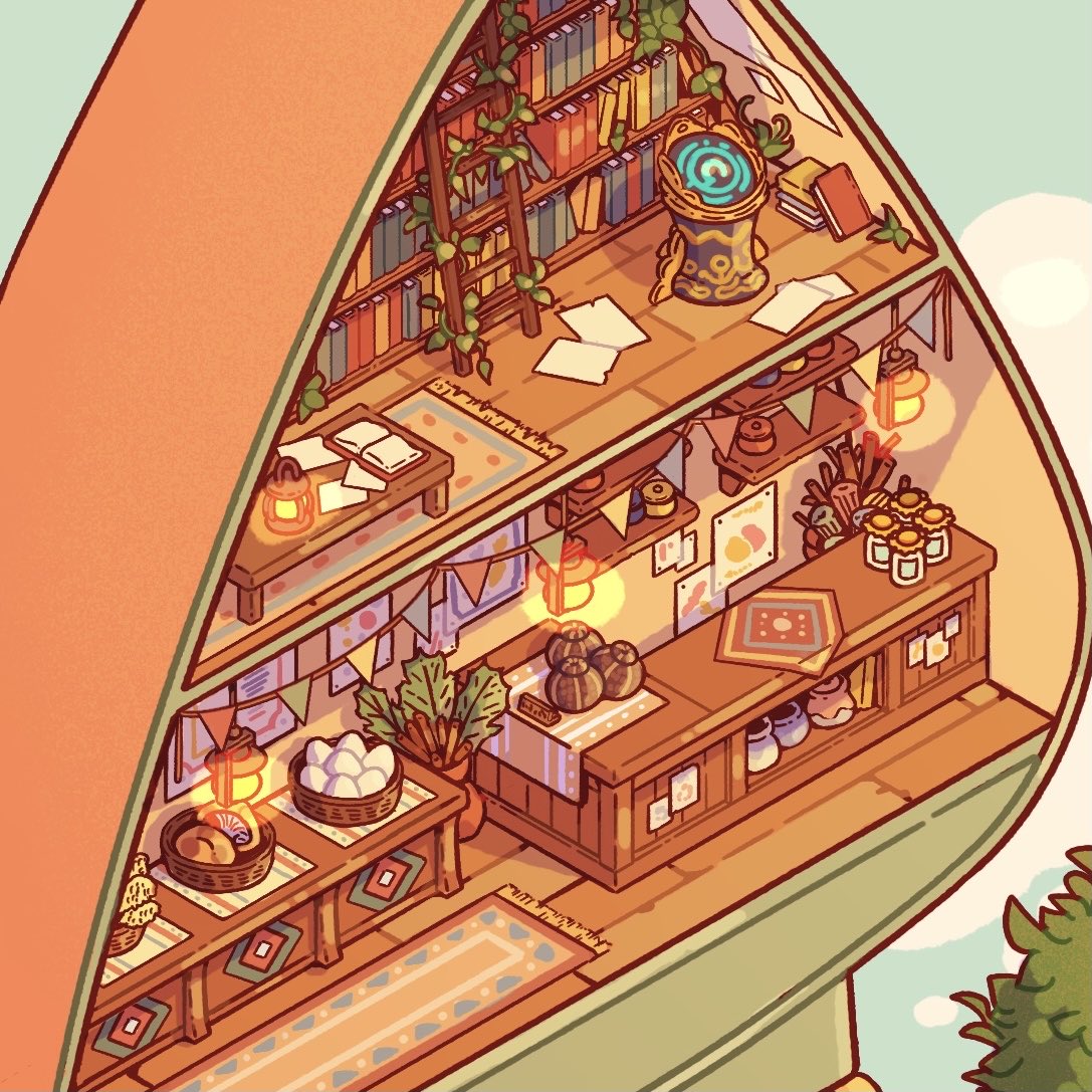 evergreenqveen's tweet image. Breath of the Wild Polly Pocket ✨