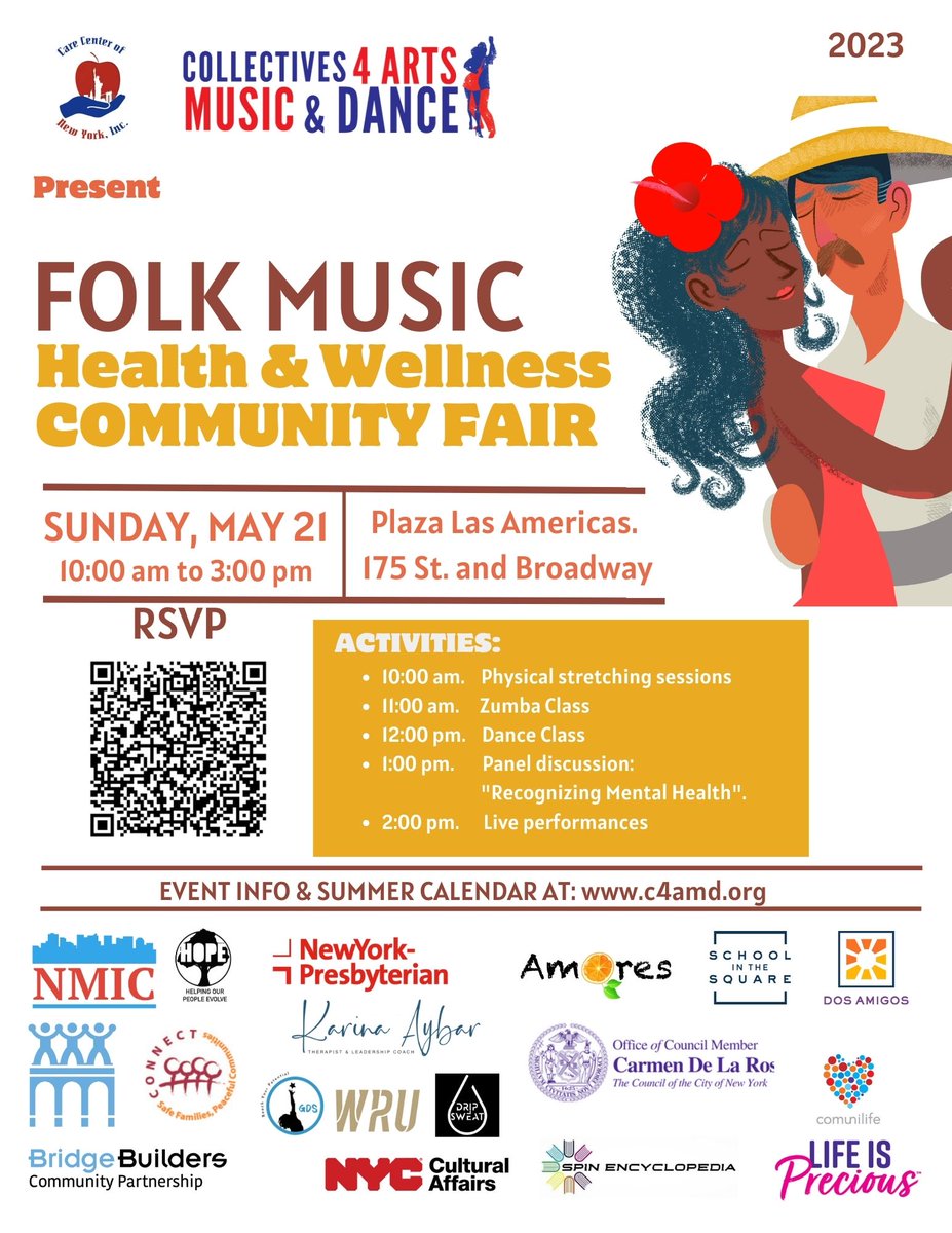 C4AMD_'s tweet image. 05/21/2023 - Join our Folk Music Health and Wellness Community Fair. #community #FolkMusic #Culture #Health #Wellness