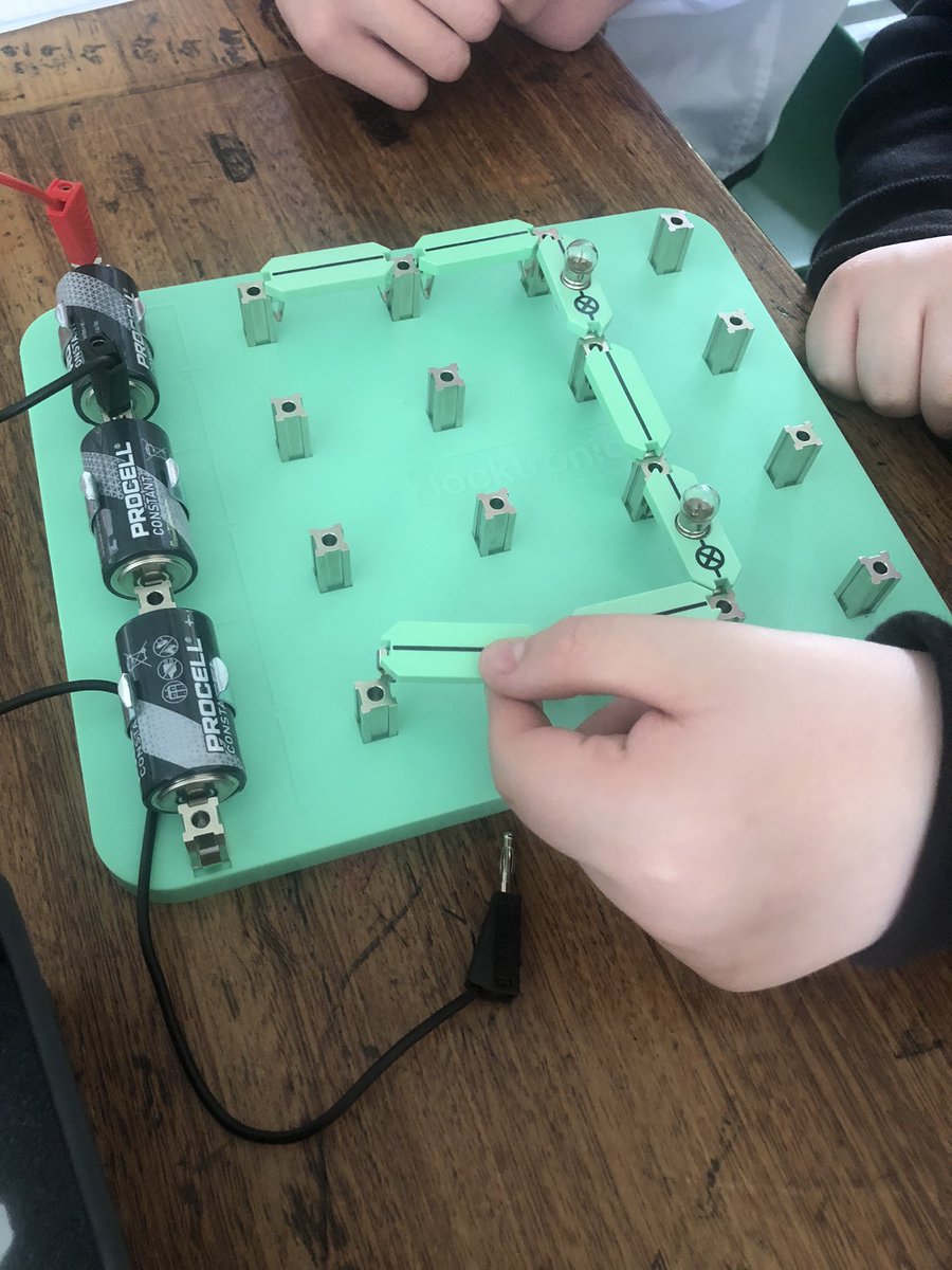 PatchwayS's tweet photo. Year 8 were using the new Locktronics kits during their electricity lesson this afternoon.  The funding for these was very kindly provided by @LamResearch #Ambitious #Respectful #Excellent @olympustrust @PatchwayC_S https://t.co/pugWpEetLN