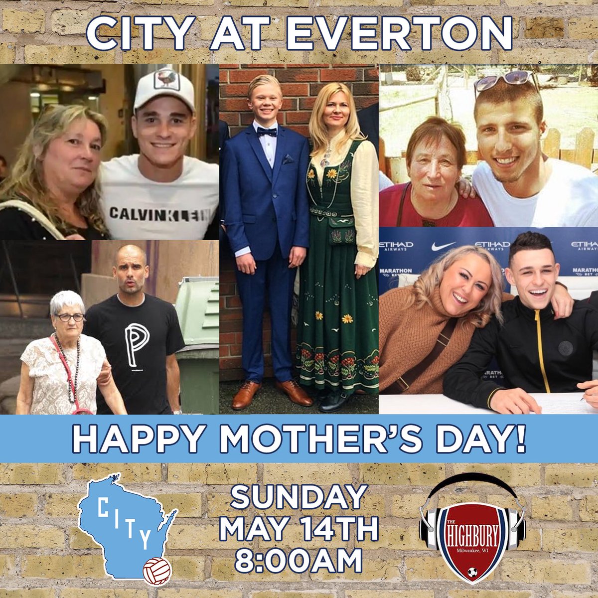 Mother’s Day match away to Everton. We’ll be at @thehighbury! Join us! #ManCityOSC #ManCity #ManchesterCityFC #MCFC #myPLmorning #PremierLeague #Everton @ManCityUS @PLinUSA