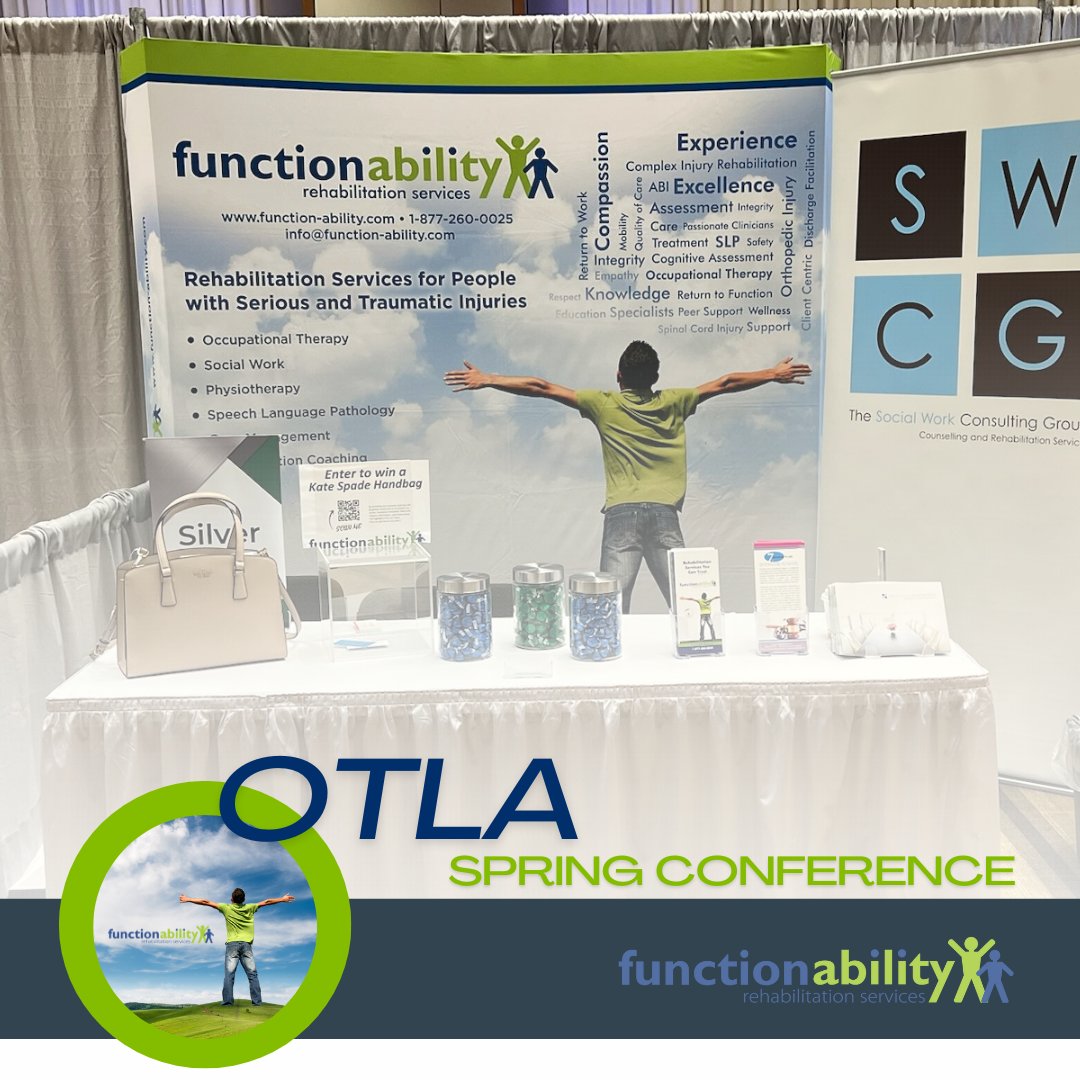 fa_rehab's tweet photo. Exciting news from the #OTLASpringConference! Jamie and Brenda are ready to welcome you with chocolates, conversations, and awesome prizes! Drop by FunctionAbility's booth for a chance to win a Kate Spade Handbag!
@OntarioTLA https://t.co/5dOfZ3KHWf