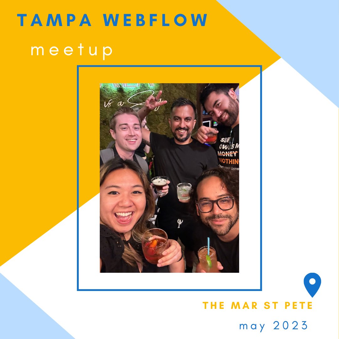 beltcreative's tweet photo. Last weekend the Tampa Webflow Community meetup at The Mar to #buildinpublic 😎 Want to join us? Send a DM &amp; we'll get you in the loop!
#beltcreative #TampaWebflowMeetup #Webflow 
#WebflowMeetup #WebflowCommunity #StateOfFlow #nocode #lowcode #lowcodenocode #nocodelowcode https://t.co/Dgnzumvfcw