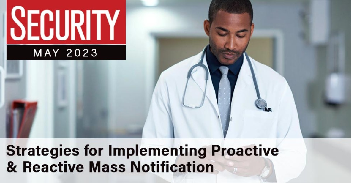 securitymag's tweet image. Mass notification systems aid organizational communication with applications in a number of sectors, from university and school communities to #healthcare systems. Read more: securitymagazine.com/articles/99342… 📸 Getty
#MassNotificationSystems #Security #Hospitals