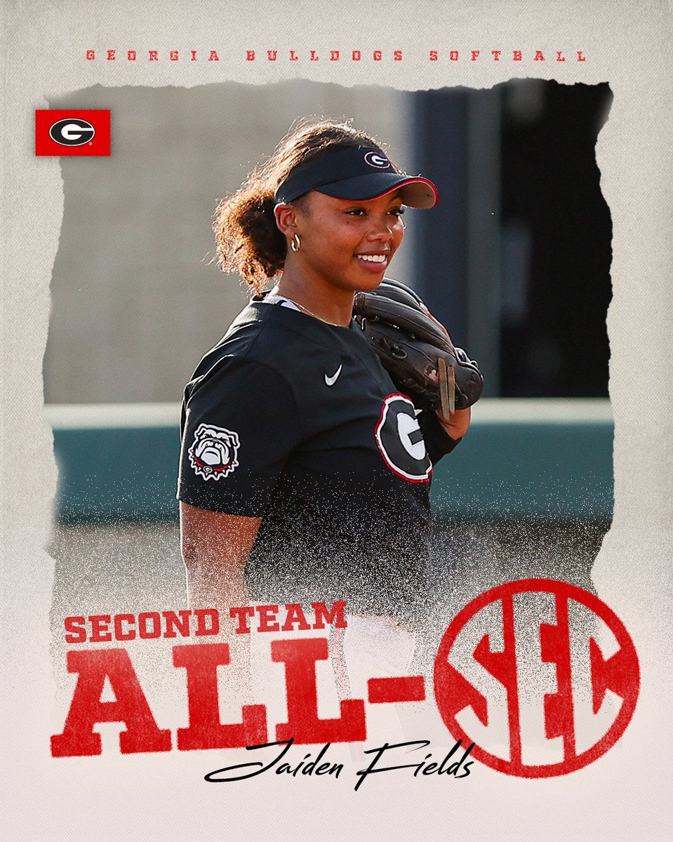 UGASoftball's tweet photo. 🥈 @JaidenFields, Second Team All-SEC 🥎

📰 https://t.co/FHK9MHrj3H

#Team27 | #GoDawgs https://t.co/C2XTJ1iqfB