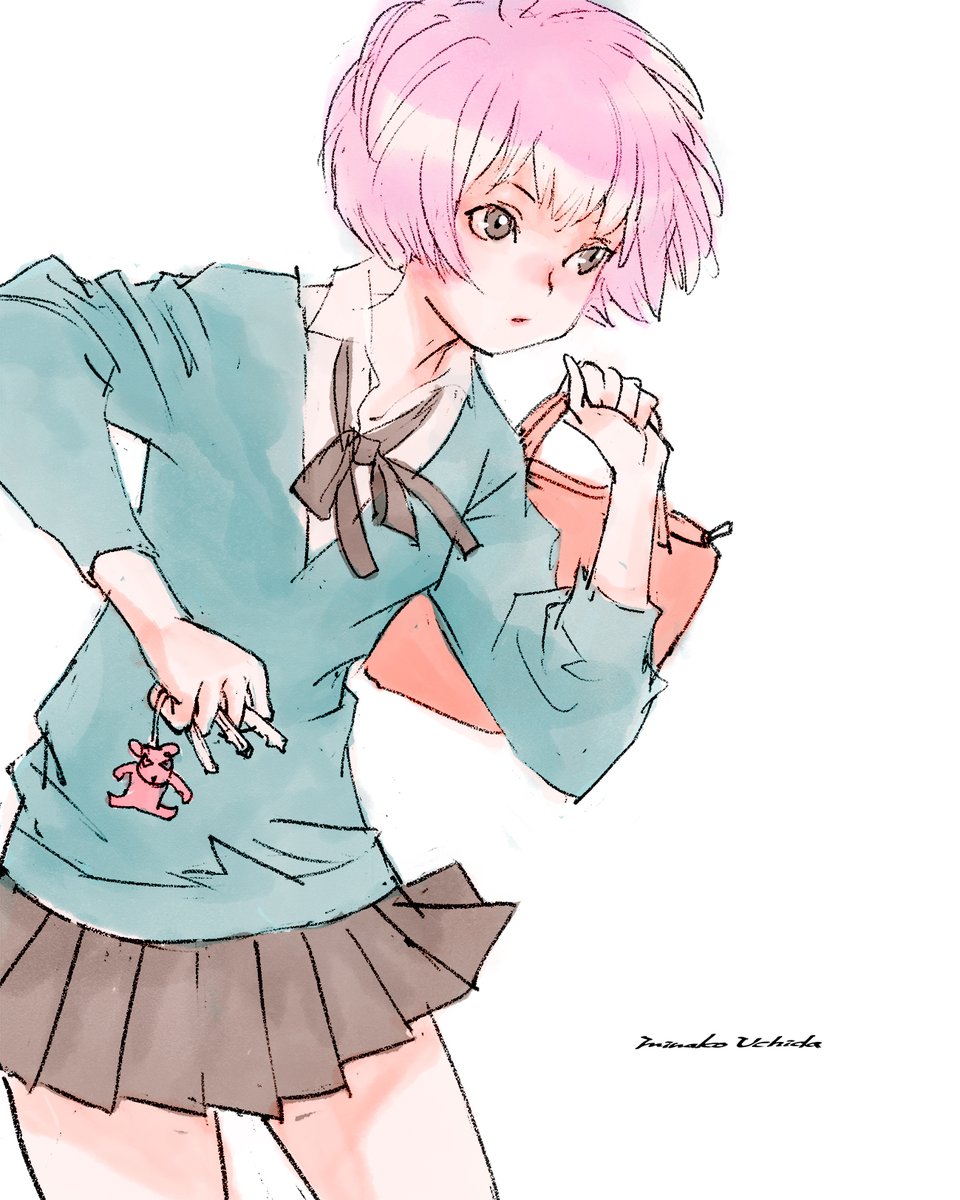 「ここでこうすばやく(練習)」|内田美奈子のイラスト