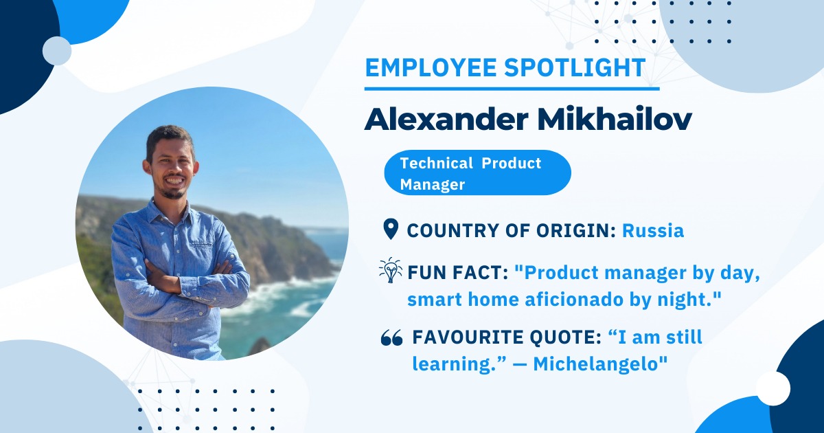 🌟 Meet our amazing Product Manager, Alexander Mikhailov! Off the clock, he's into smart home tech, indoor football, and making pizza for friends 🍕 Living by Michelangelo's "I am still learning," Alexander is dedicated to elevating Finverity's products and processes. #Finverity