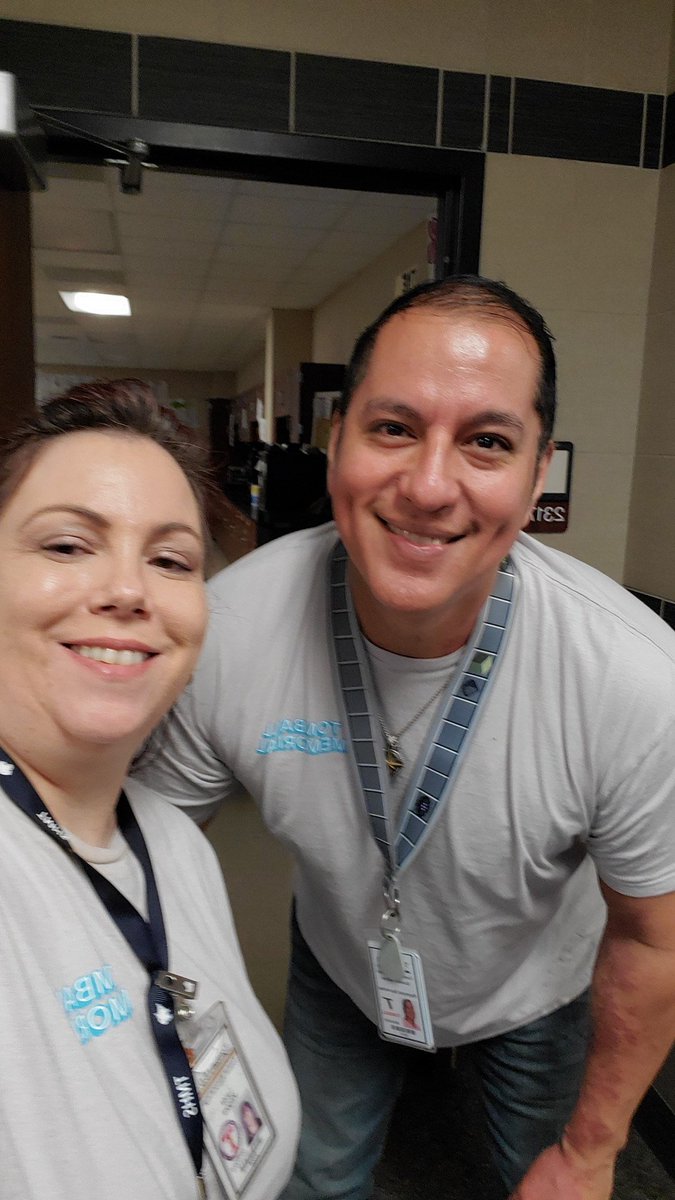 TMHS_physics's tweet photo. Mr B and Mrs Kilgore twining it up # tmhs https://t.co/SSgeg0rXp6