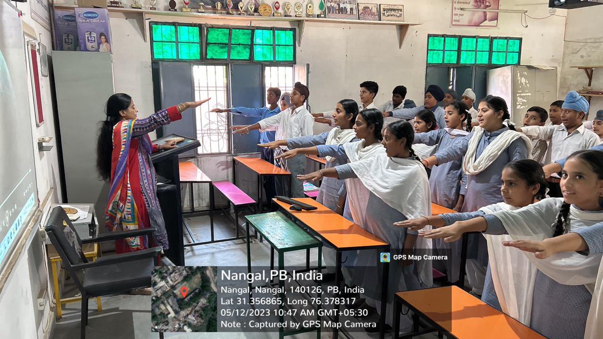 EIACP Hub @PSCST_GoP celebrated #NationalTechnologyDay at GSSS, Basowal. Demonstrated #spatial #technologies for natural resource conservation on #GoogleEarth & A Session on #MissionLiFE was concluded by taking #ProPlanetPeople pledge. @PunjabGovtIndia @moefcc @EIACPIndia