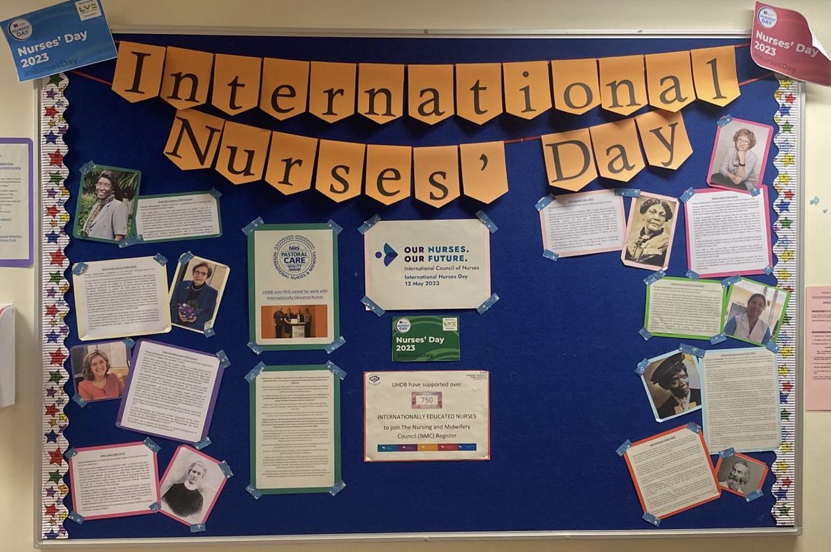 Professional & Practice Developments contribution to international nurse day. Historical and recent international nurses that have impacted nursing. Our international educated nurses are an inspirational addition to #teamuhdb @UHDBTrust @PDTUHDB @hill_karenhill3