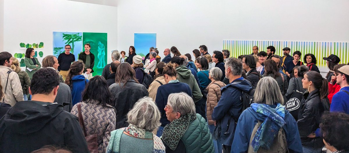 UTJeanJaures's tweet photo. Le 14e Week-End de l'Art Contemporain de Toulouse et sa métropole, avec @PinkPongArt, ça se passe demain à 10h à La Fabrique avec une visite commentée de l'expo "Le vert est une couleur inutile", où 5 artistes peintres se sont prêtés au jeu de créations autour du 🟩 #weact14 https://t.co/z0Pn42nzr3