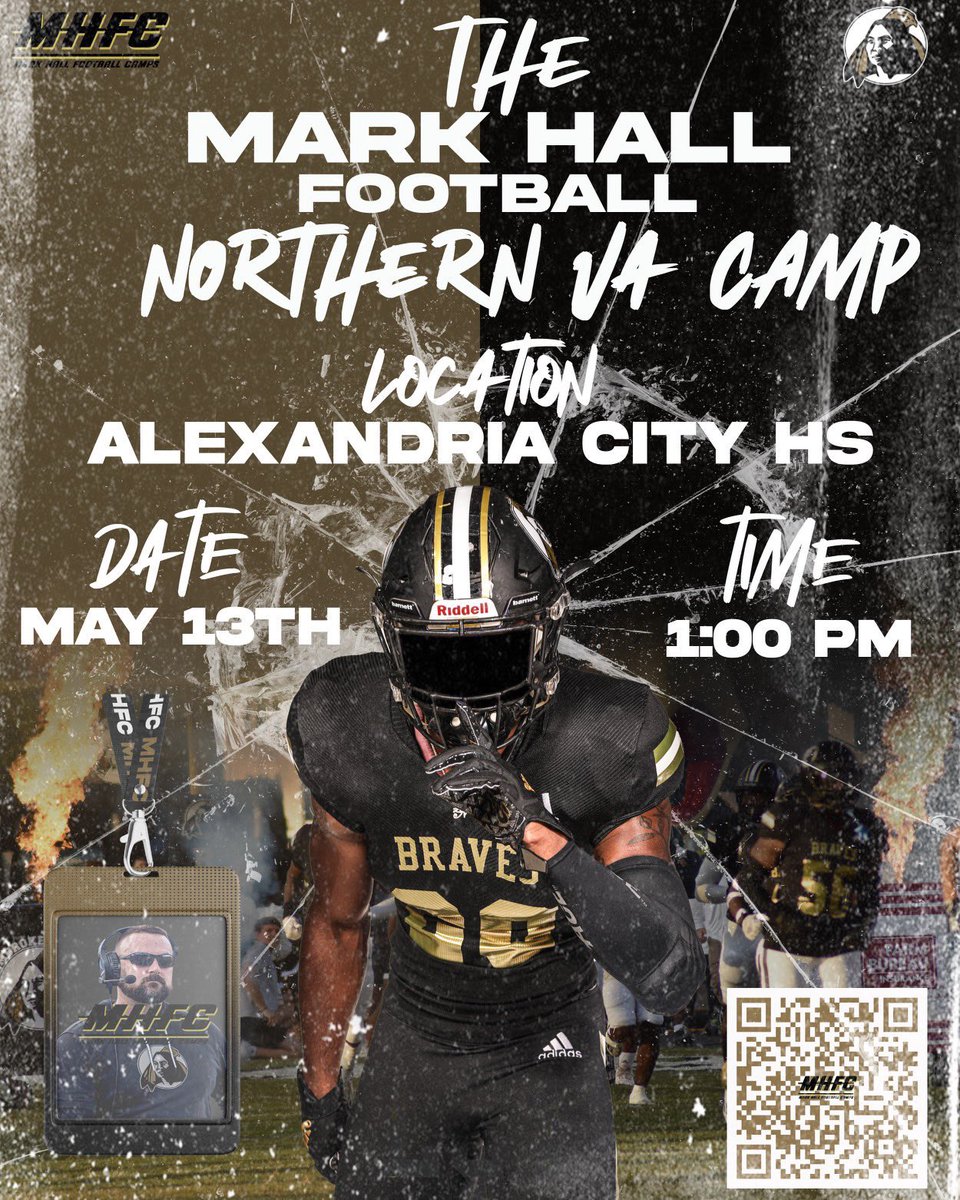 Last stop in VA tomorrow. The 804 &amp; 757 didn’t disappoint!! NOVA you’re on the ⏰!! Can’t wait to watch you BALL!! 

Sign up: markhallfootballcamps.com/event-details-…