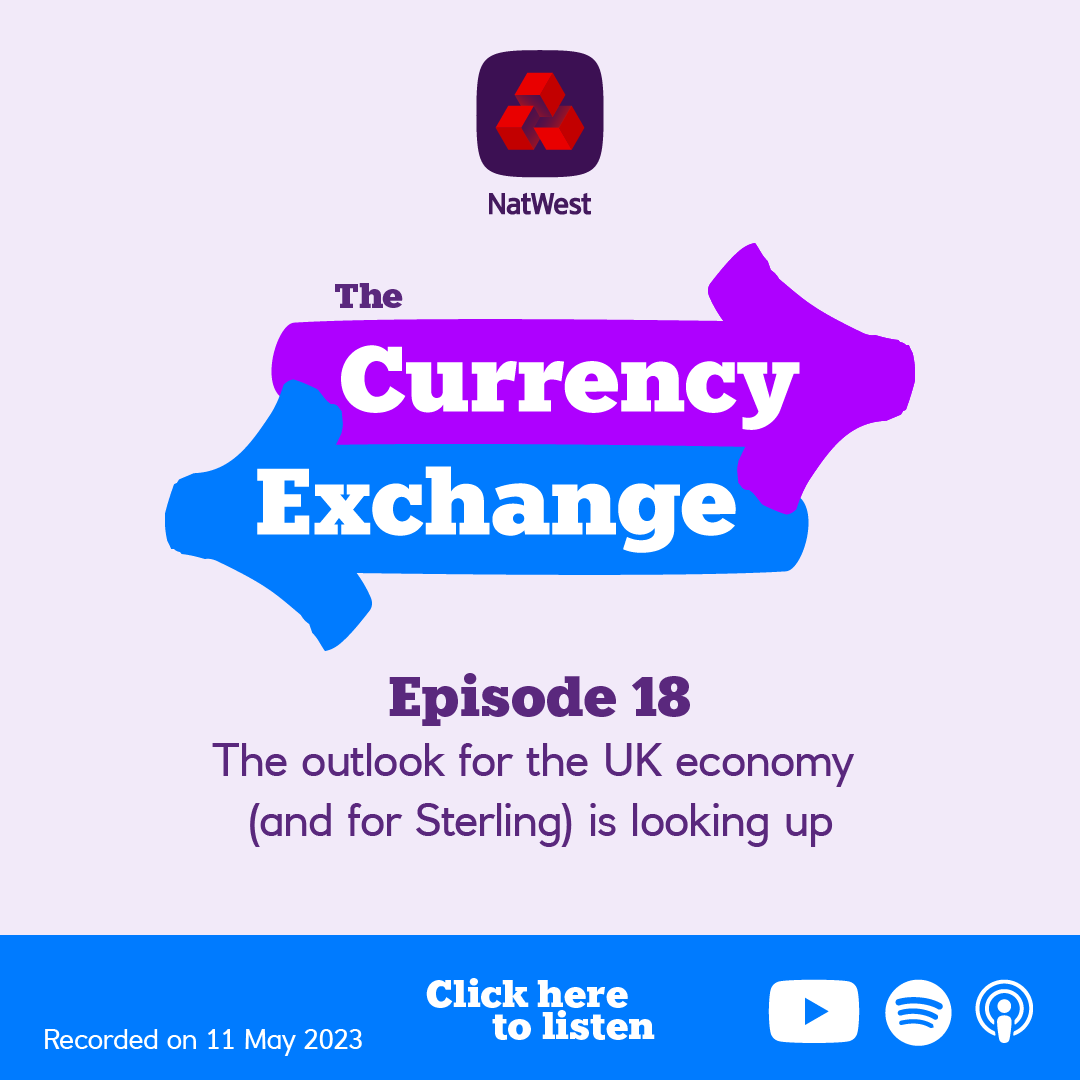 NatWest_CI's tweet photo. NEW: Subscribe to The Currency Exchange podcast for a closer look at the big themes &amp; events moving global FX markets each week.  
#FX #ForeignExchange