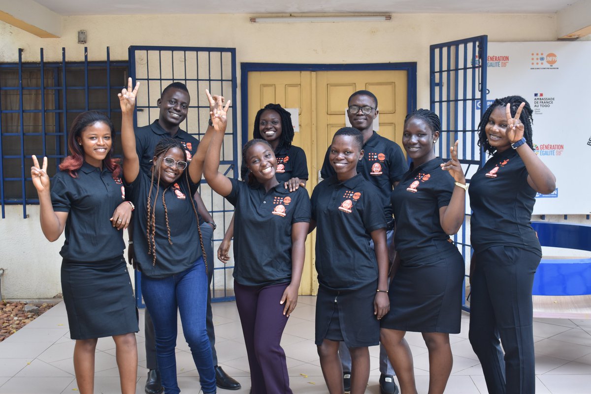 UNFPA_TOGO's tweet photo. UNFPA Togo accueille à travers l' Espace Orange Jeune , la deuxième cohorte de stagiaires dans le cadre du programme de renforcement de leadership.
Pendant 3⃣ mois, ces jeunes bénéficieront d’un programme de développement nécessaire à leur épanouissement
#PutYoungPeopleFirst https://t.co/NT84sywEUF