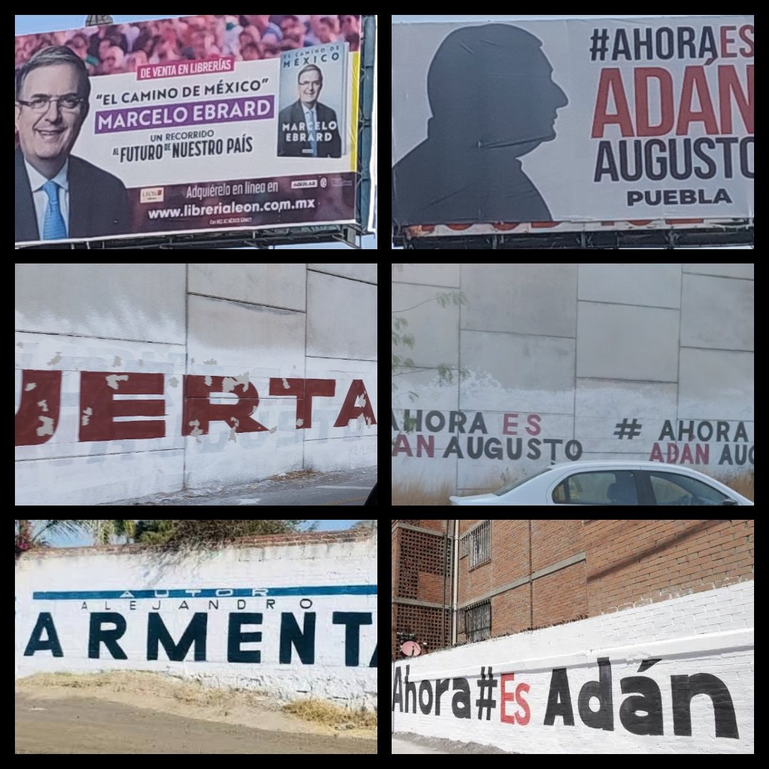 JQuintanaGomez's tweet photo. En #Puebla es EVIDENTE la flagrante VIOLACIÓN a la LEY x la pinta de Bardas y Espectaculares c #Precandidatos &amp; #Corcholatas, además dl DAÑO IRREPARABLE a la Infraestructura d nuestras Vialidades

Gobernador @SergioSalomonC EXIGIMOS Gobernabilidad y cumplimiento d la LEY https://t.co/IpabGdIWf0