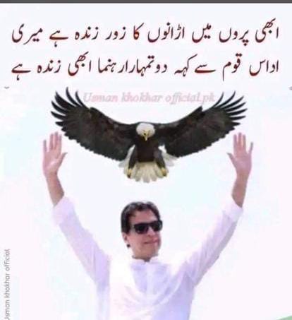 AkhtarRasoolPTI's tweet photo. پروں میں اڑانوں کا زور زندہ ہے میری 
اداس قوم سے کہہ دو تمارا رہن��ا ابھی زندہ ہے۔ https://t.co/p4zB4tee0o