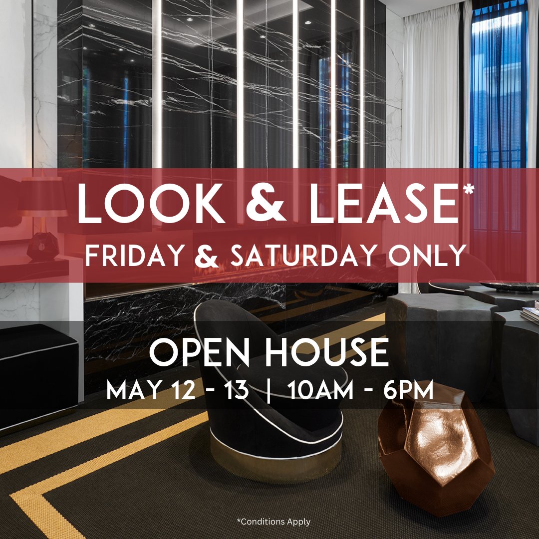 Do not miss our Exclusive Open House on May 12th &amp; 13th at 18 Erskine! Live the suite life in our award-winning luxury, condo rental community at Yonge and Eglinton. Where luxury rental living meets location!

#openhouse #yongeandeglinton #luxurycondorentals #rentalapartment