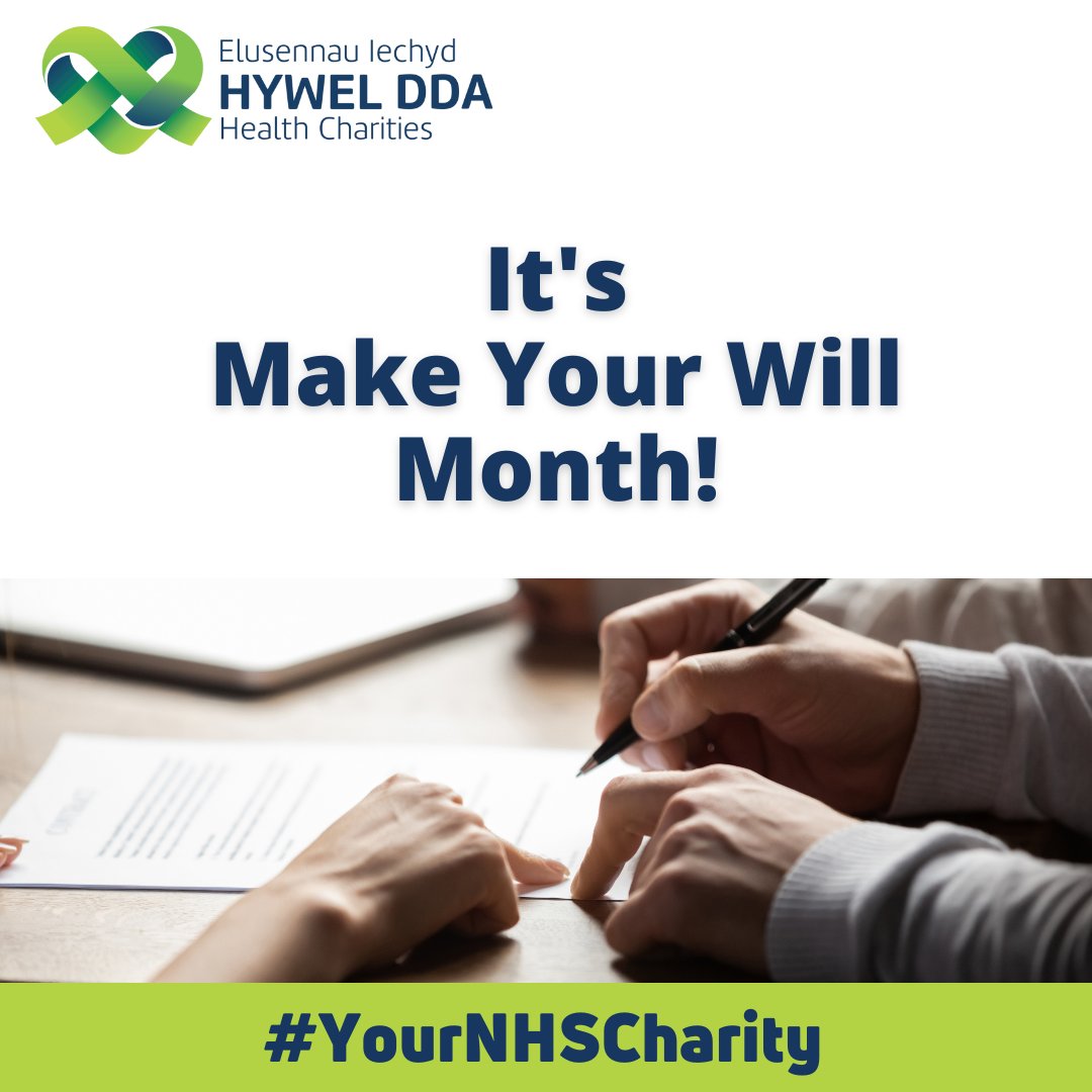 HywelDdaCharity's tweet photo. It’s officially #MakeYourWill month! ✍️

We’ve teamed up with #solicitors across #Carmarthenshire, #Ceredigion and #Pembrokeshire to offer supporters the opportunity to write or update a will at a greatly reduced rate!

For more information, visit:
https://t.co/0zNEulvyf7 https://t.co/jNv6uEj3z2