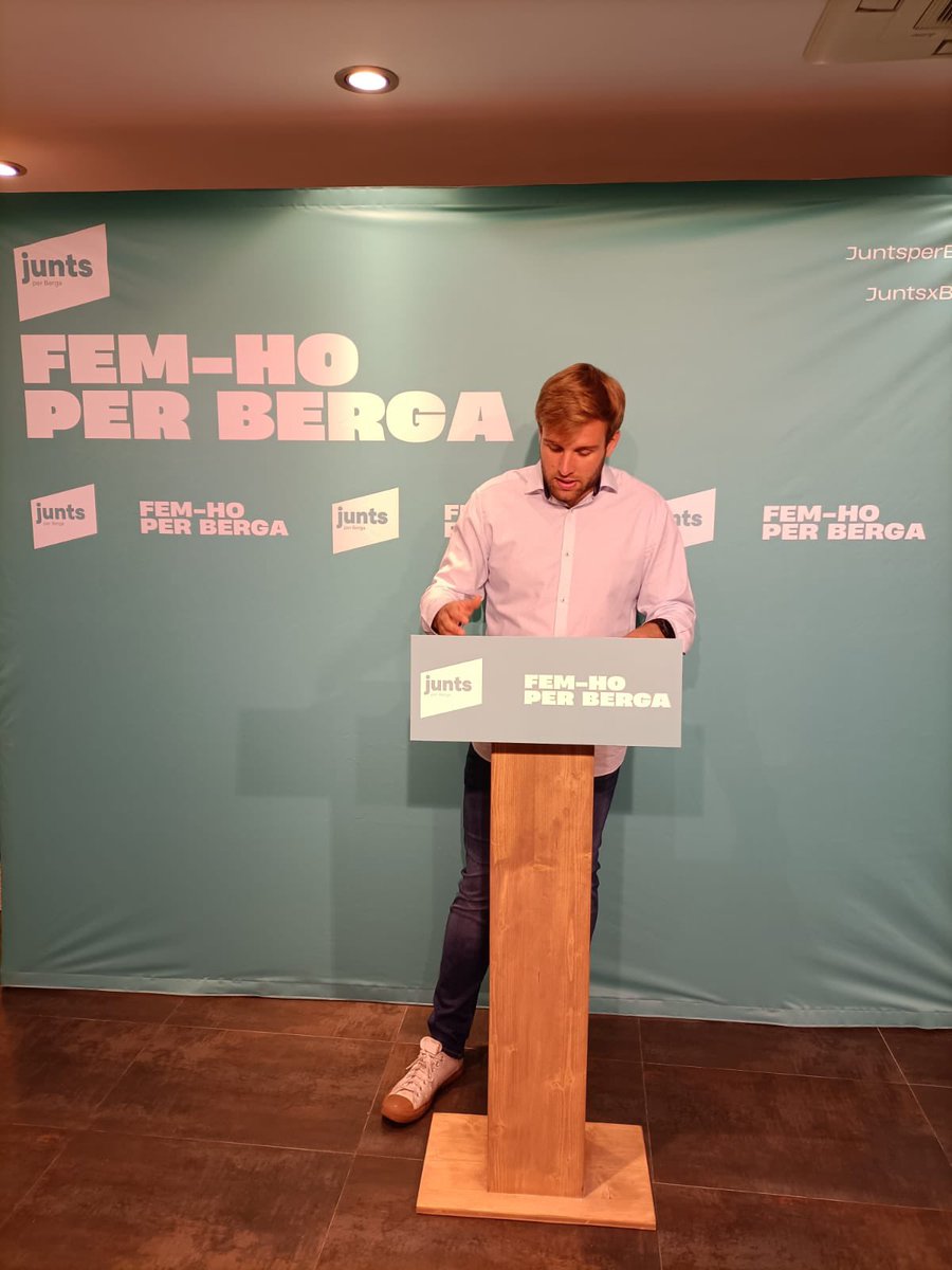 📰Junts per Berga enceta la campanya electoral posant èmfasi en l’element clau de la legislatura i dels propers anys: la revisió i actualització del POUM per tal de dibuixar el model de ciutat que #Berga vol i necessita.