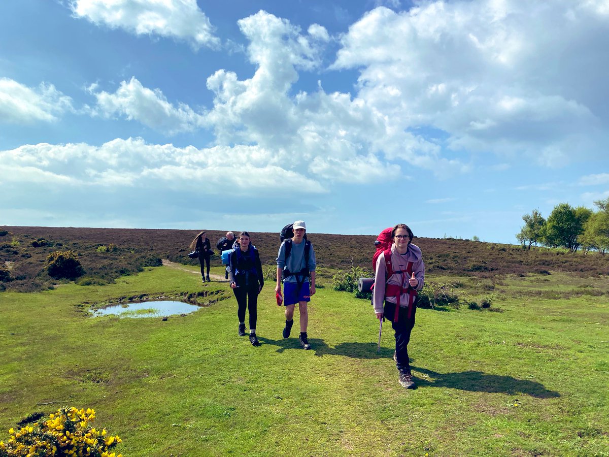 Beautiful views and sunshine on the bronze DofE practice exped in Exmoor today! <a href="/BroadoakAcademy/">Broadoak Academy</a>