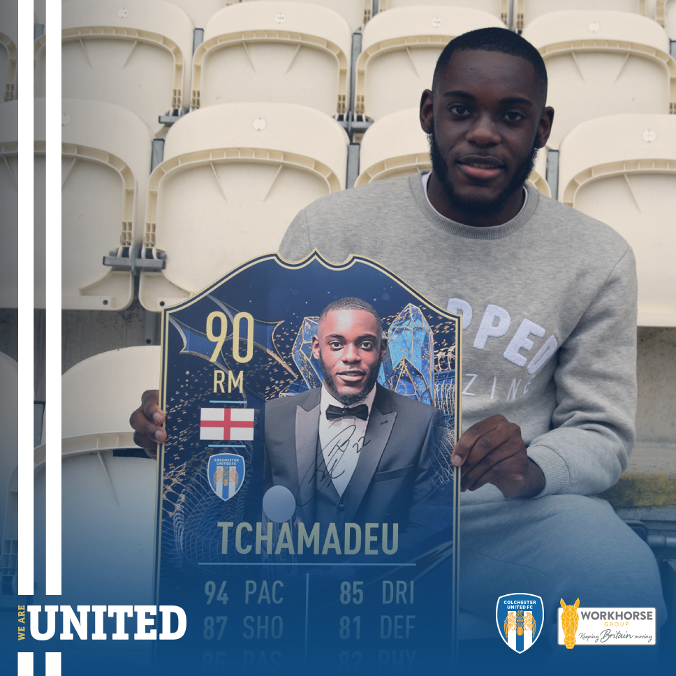 ColU_Official's tweet photo. 😍 You could win this signed copy of Junior Tchamadeu's @EASPORTSFIFA #TOTS card - just RT and like to enter!

#ColU | #WeAreUnited https://t.co/UDImwMVGPP