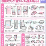 これらのたたみ方は是非とも覚えておきたい!省スペースなたたみ方のまとめ!