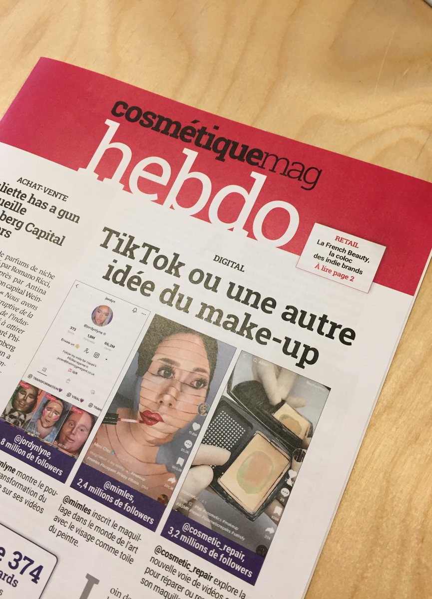 Le makeup fait fureur sur TikTok ! 74% des utilisateurs de l'application considèrent que TikTok a transformé leur vision de la beauté. Un dossier à retrouver dans <a href="/Cosmetiquemag/">Cosmétiquemag</a>