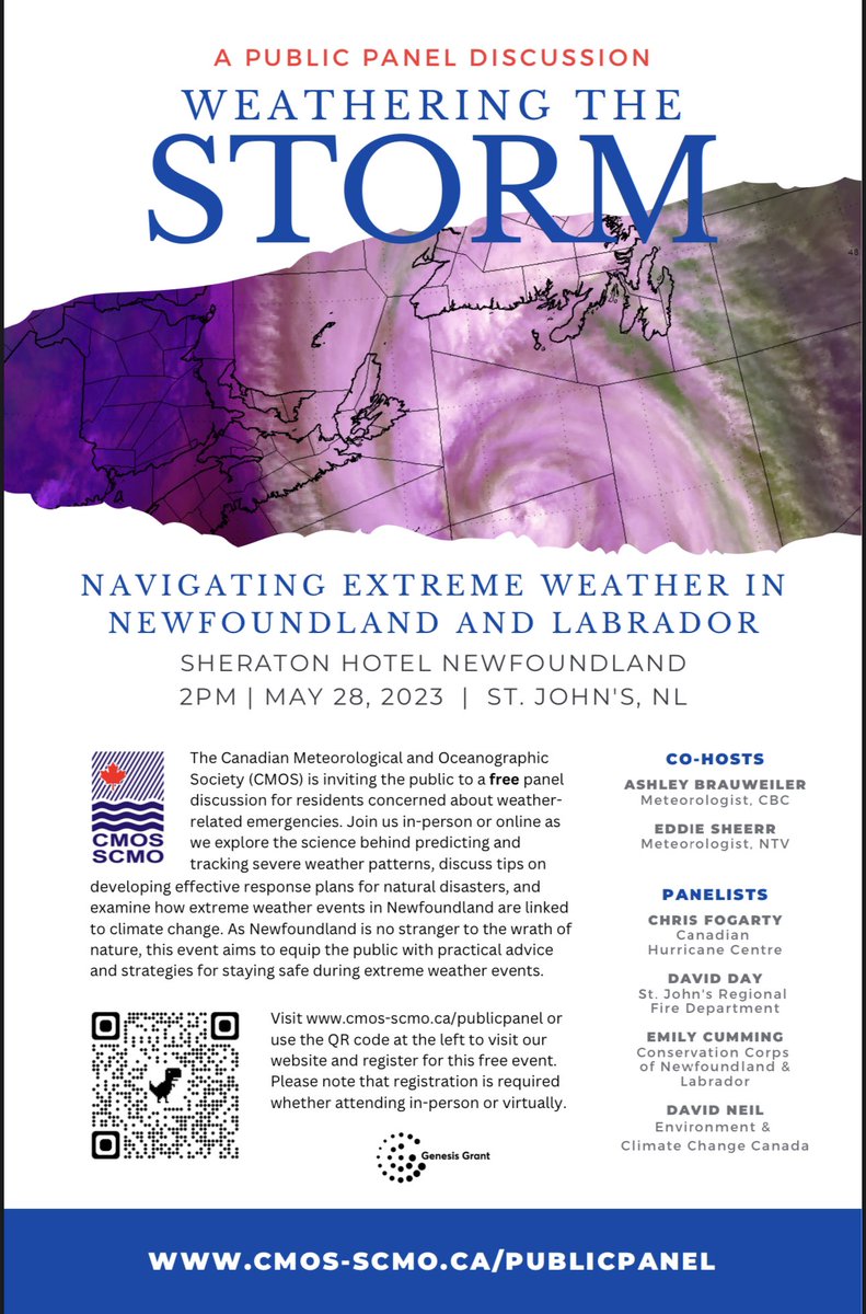 EddieSheerr's tweet photo. Really looking forward to this event! #NLwx https://t.co/1ZanYHZ2Ly