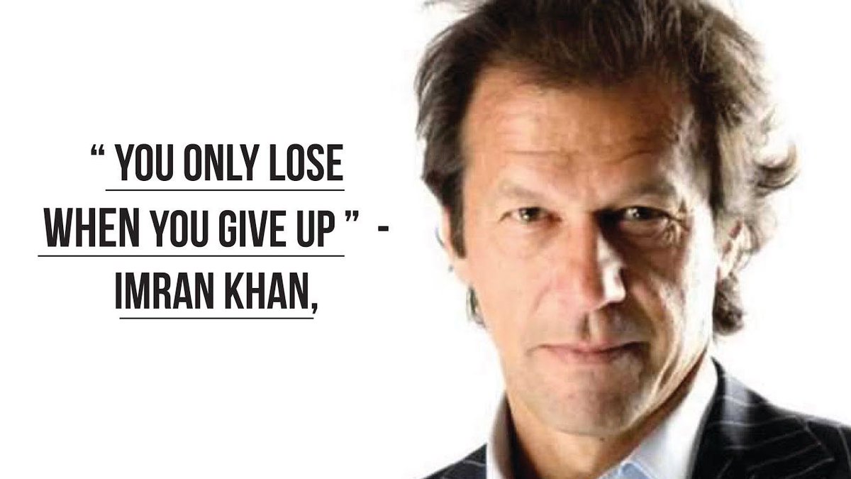 AkhtarRasoolPTI's tweet photo. "You only lose when you give up".... https://t.co/G7hB4zofuX