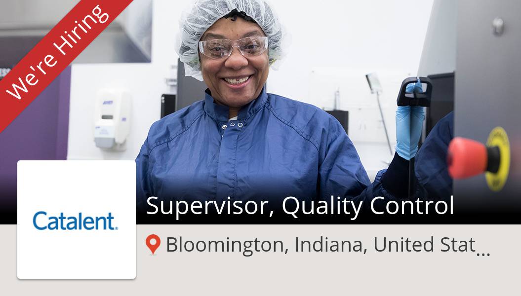 MarcSharp13's tweet image. #Catalent is hiring! Supervisor, #Quality #Control in #Bloomington, apply now! #job workfor.us/catalent/4bq6a…