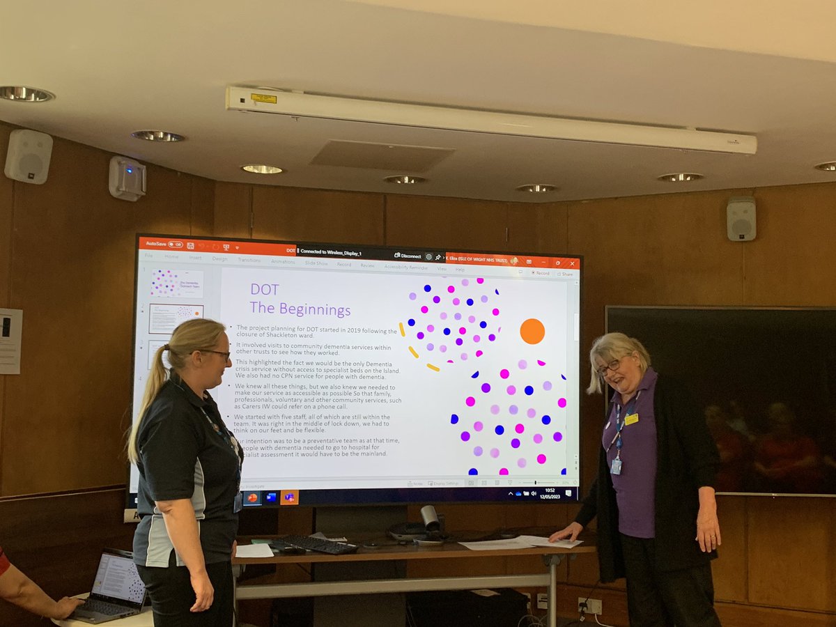 Great international nurses day presentations from our community and mental health teams <a href="/JEdgington/">Jaden Edgington</a> <a href="/NicLongson/">Nicola longson</a> <a href="/Bev234/">Bev Fryer</a> <a href="/StevensLesley/">Lesley Stevens</a> <a href="/IOWNHS/">Isle of Wight NHS Trust</a> and a brilliant video presentation from unplanned care <a href="/karenegrant1/">Karen Grant</a> #NursesDay2023 #communityrocks