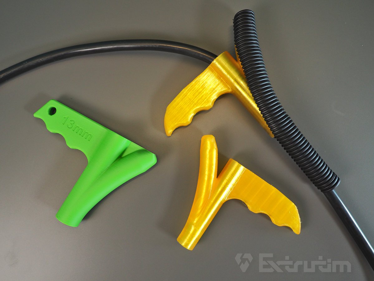 Extrutim's tweet photo. To all the electricians out there: I just uploaded a tool for inserting cables into split loom tubing on @printablescom!
Here is the upload: https://t.co/qGiY6w51Ck

#3Dprinting #3dprinted #printables #electricity #tools https://t.co/iee3ufQ1d9
