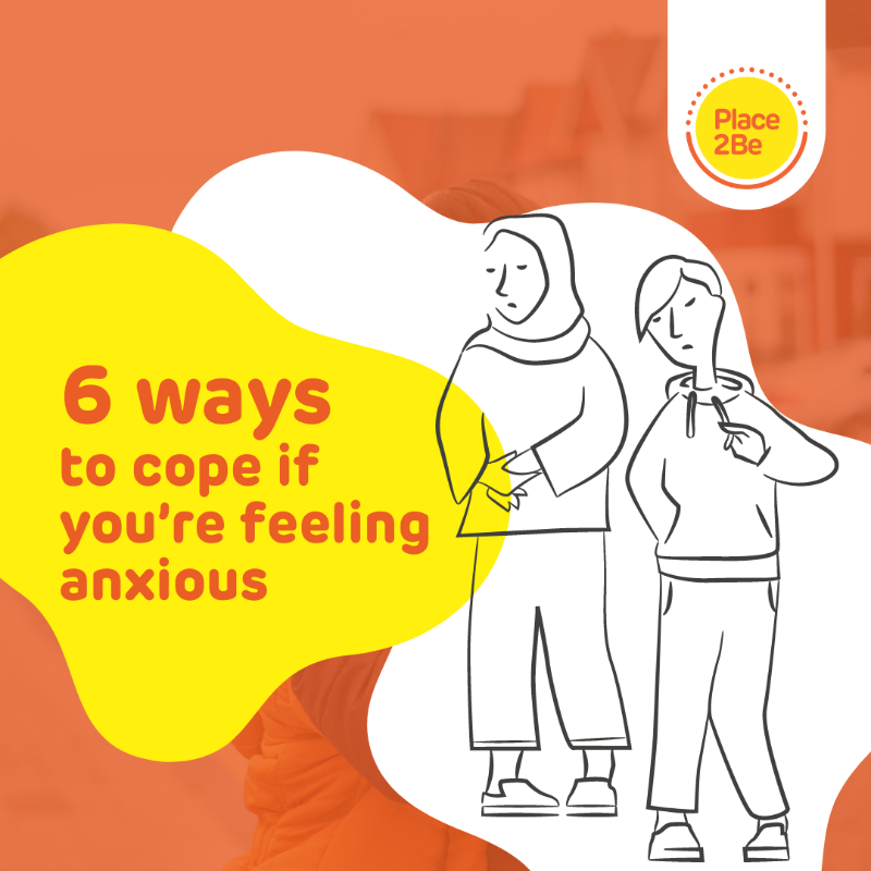 Place2Be's tweet photo. It’s perfectly normal to feel anxious from time to time, but sometimes #anxiety can get the better of us and can start getting in the way of the things we enjoy.

We've shared some tips on how to cope if you're feeling anxious 👉 https://t.co/9oJWYhOz9m #MentalHealthAwarenessWeek