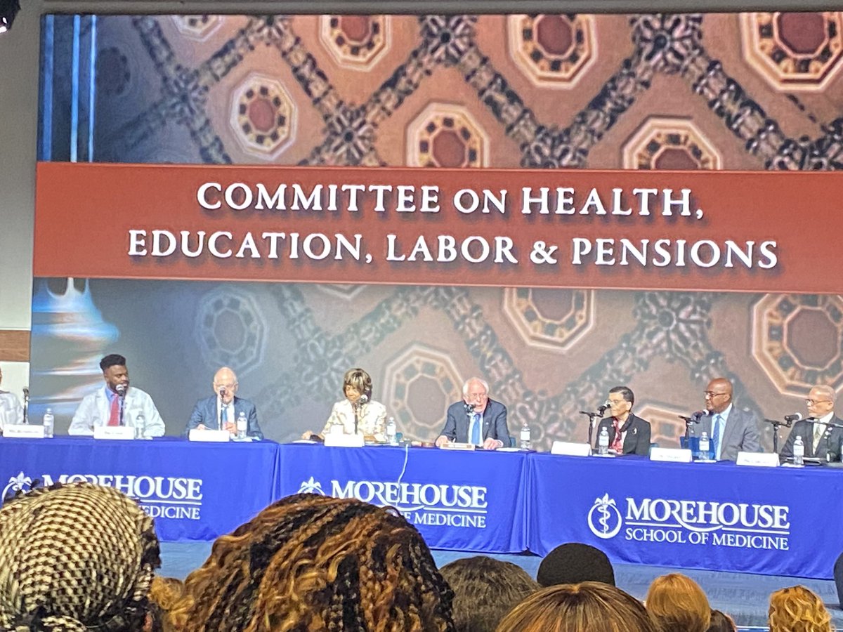 GilberteBastien's tweet photo. Morehouse School of Medicine welcomes Senator Bernie Sanders and leaders from our sister HBCU medical schools for a critical conversation on healthcare workforce diversity. #HBCU #healthequity #DiversityandInclusion https://t.co/aQW4pJY315