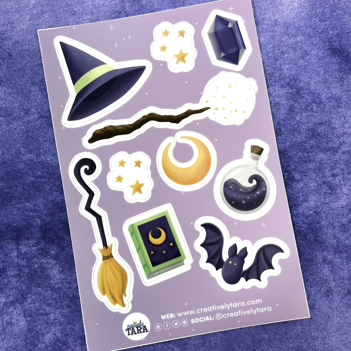 These witchy sticker sheets are waterproof vinyl so they can be used on water bottles, laptops, notebooks, planners, or sketchbooks!!!

#etsyshop #etsyseller #etsystore #stickershop #stickers #stickersheet #stickersheets #witchystickers #witchstickers #witchygifts #witchgifts