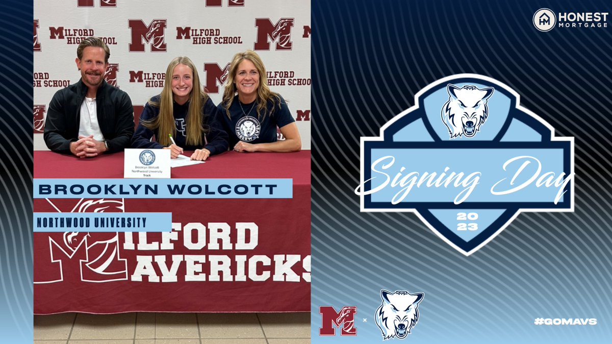 MilfordSport's tweet photo. @LakesVC @BruceMaverick @MavPack14 @HTLSports GIRLS TRACK &amp; FIELD | Brooklyn Wolcott is excited to continue her track career as She is headed to Northwood University! #GoMavs https://t.co/4EaQrnZxy2