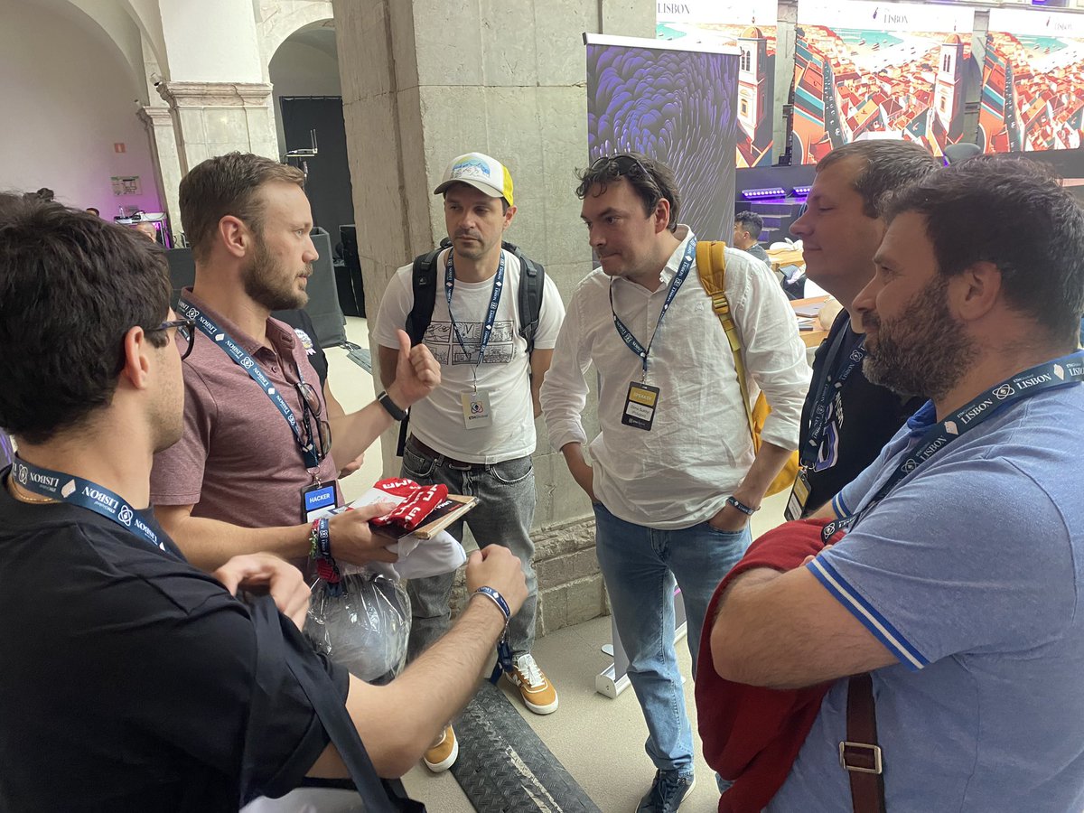 tonyolendo.eth (@tonyolendo) on Twitter photo Did we mention that the <a href="/0xPolygonID/">0xPolygonID</a> core engineering team is at EthLisbon? Come by our booth if you have any technical questions. Also, the Polygon ID technical workshop starts at 7pm! Did we mention that the <a href="/0xPolygonID/">0xPolygonID</a> core engineering team is at EthLisbon? Come by our booth if you have any technical questions. Also, the Polygon ID technical workshop starts at 7pm!