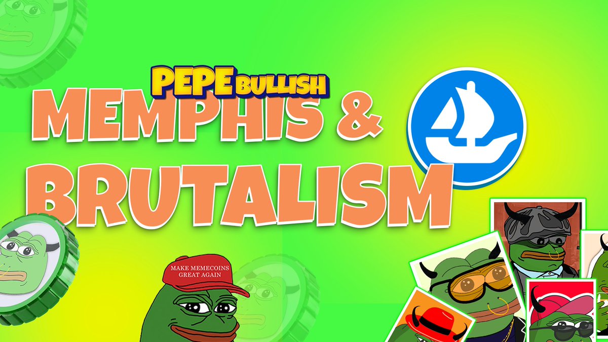 🐸Memphis &amp; Brutalism features #PEPEBULL!🐸🐂

🐸 PepeBullish's entry into the #NFT realm
🐸Express appreciation of art and add genuine value to #NFTcommunity
🐸Soon be available on OpenSea⛵️