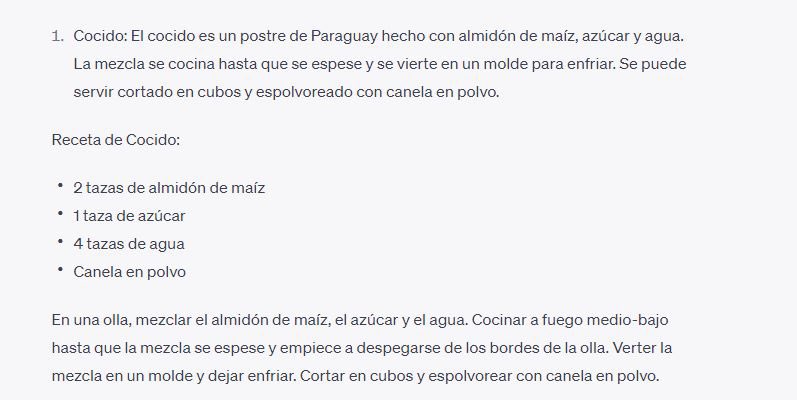 tembiupy's tweet photo. Estuve probando #ChatGPT con cosas paraguayas y mira lo que dice del cocido 
Tiucha ojavy 😂 #paraguay https://t.co/HuKVHACvMT