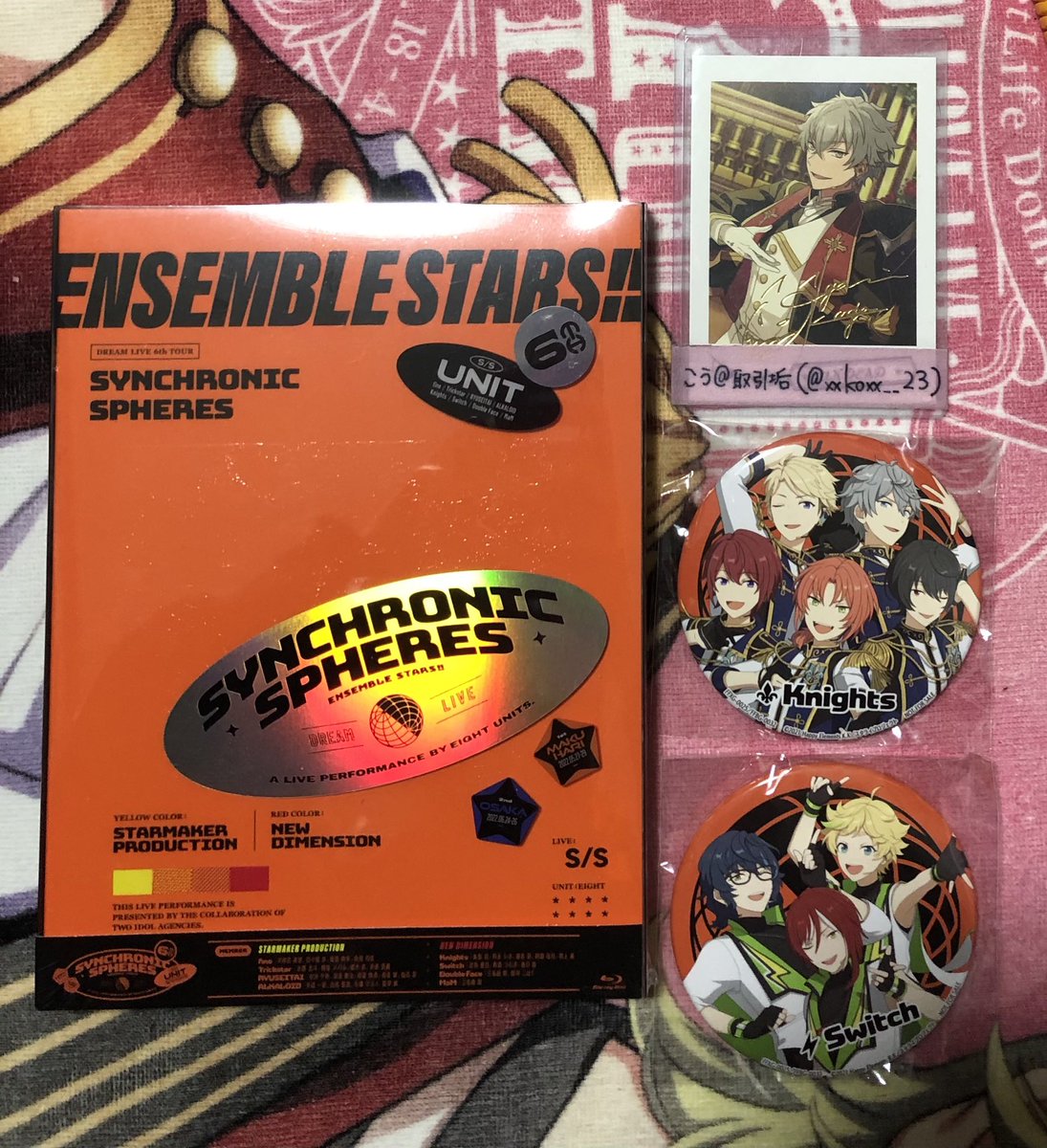 xxkoxx__23's tweet photo. 【譲渡】あんスタ スタライ 6th 円盤 DVD

出)画像1枚目セット、2枚目セット
求)各2000円(＋送料)

郵送もしくは、都合があえば平日19時30分以降都内手渡し。

郵送の場合、梱包や発送方法についてはDMにてご相談させてください。

どうぞよろしくお願いします。 https://t.co/cJSaIg6rtO