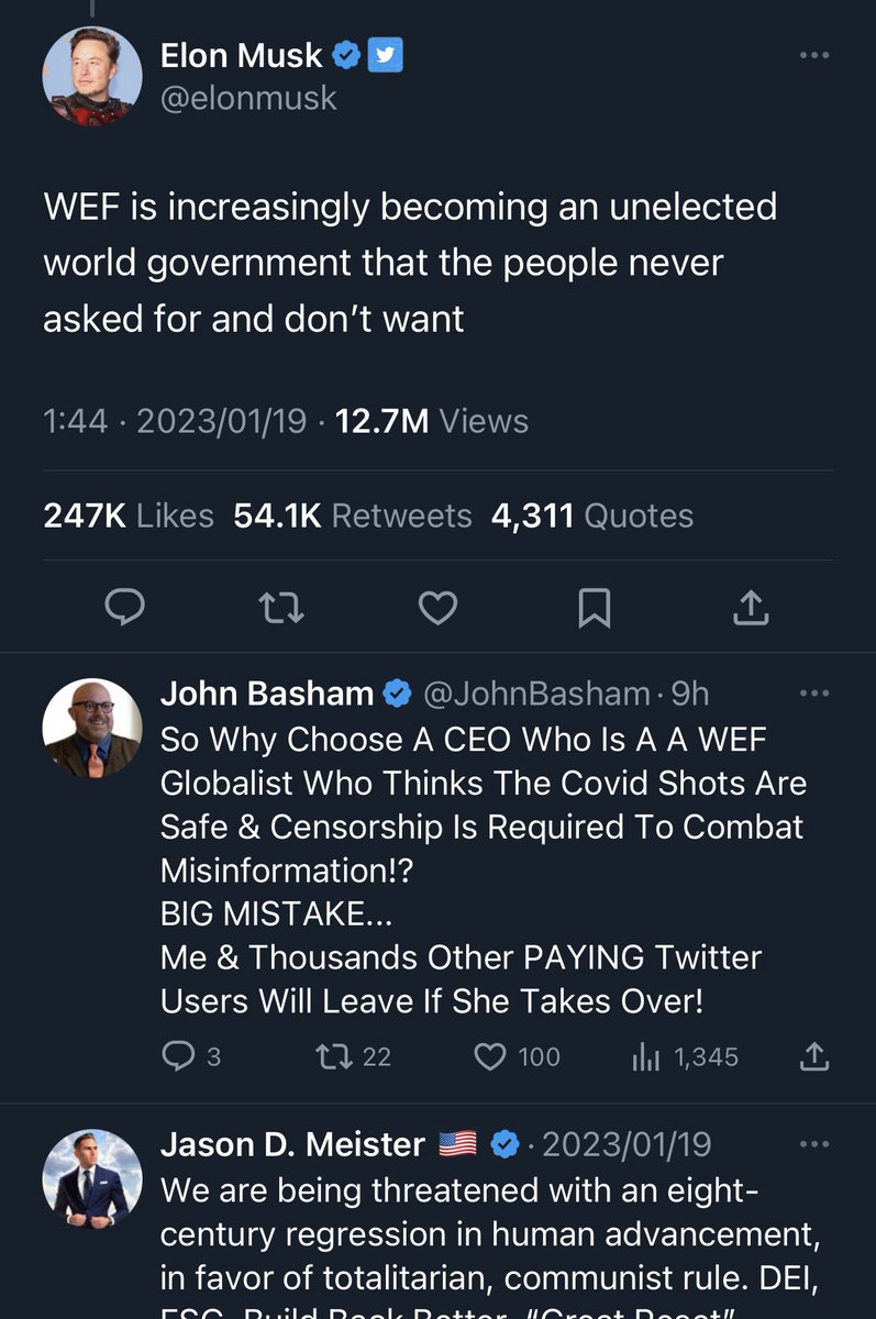 wldflow's tweet photo. @NaturallyFTW Yes…

If that's true, isn't Mr. Tucker Carlson @TuckerOriginals quite complicated?

And it is highly questionable whether Mr. Elon Musk really wants free speech.

https://t.co/elbLClmV7W
https://t.co/k2ABL4Pyv3
https://t.co/ClacCArrOa
https://t.co/7j2LnAC96O

#NewTwitterCEO #WEF https://t.co/fyh3ylAfx4