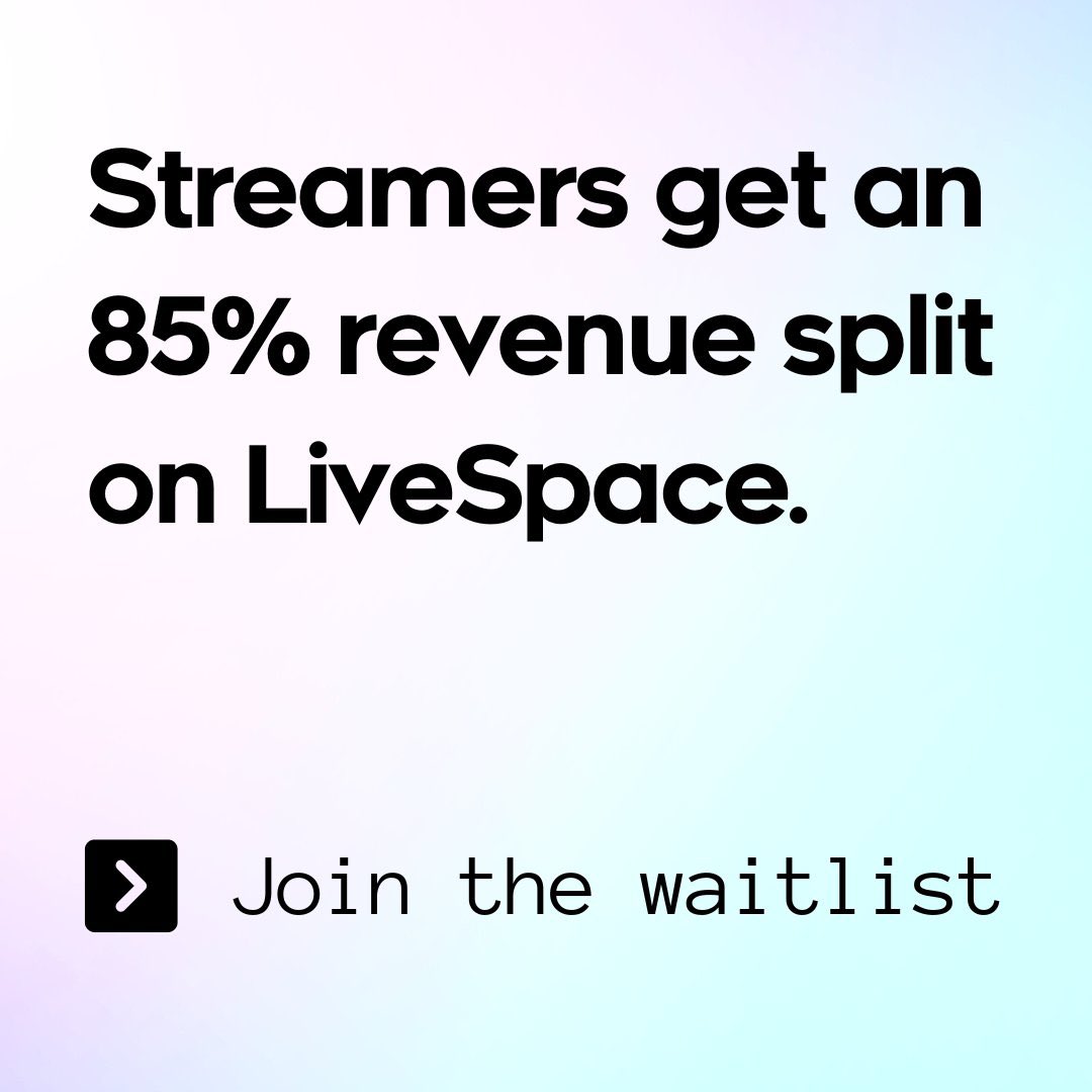 emjdawg's tweet photo. I just joined the launch waitlist for LiveSpace. You can too! Sign up using my invite link: https://t.co/JZoTHFg0rO
#streamer #livestreaming #twitch #twitchstreamers #pathtoaffiliate #pathtopartner #subsplit #smallstreamersconnect #supportsmallstreamers https://t.co/7aYovh6HBs