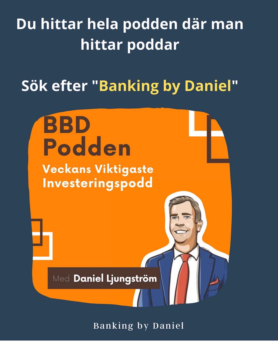 Lite som förr men ändå inte:

Pensers analytiker gästar podden och går igenom rapporterna och sammanfattar rapportsäsongen så här långt.

Det blir Instalco, Fingerprint, Bergs m.m# 

Lönk👇👇👇

open.spotify.com/episode/6cJoCT…