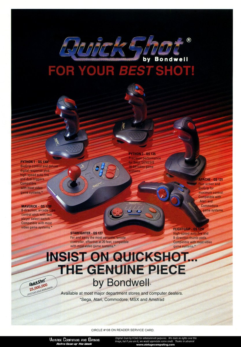 Whick QuickShot Joystick did you use? #commodore #computers #amiga #retrocomputing #80scomputing #joystick #c64 #8bit