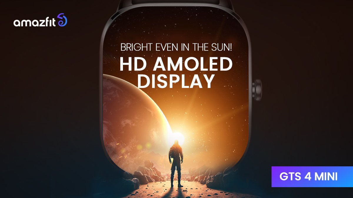 AmazfitIN's tweet photo. View the world in high definition - with our smartwatch's stunning Amoled display, everything looks better!
#ARMWorldwide #Display #Fashion #Smartwatch https://t.co/xIztlbYdqK