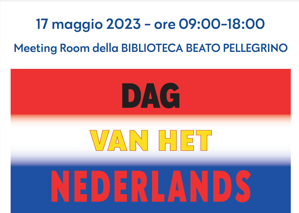 Op woensdag 17/05 vindt de tweede Dag van het Nederlands plaats <a href="/UniPadova/">Università di Padova</a>! Jonge neerlandici zullen hun onderzoek presenteren. In de namiddag geven we het woord aan @Wetlands_books , <a href="/LuoghInteriori/">LuoghInteriori</a>  en @Hoepli_1870 disll.unipd.it/giornata-allin…