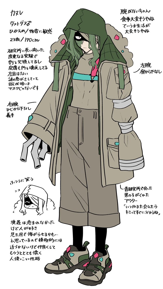 @pkgmousou カヌレ(塵出♂)
ひかえめ/物音に敏感
23歳/170cm
中身はかわいい奴じゃよ 