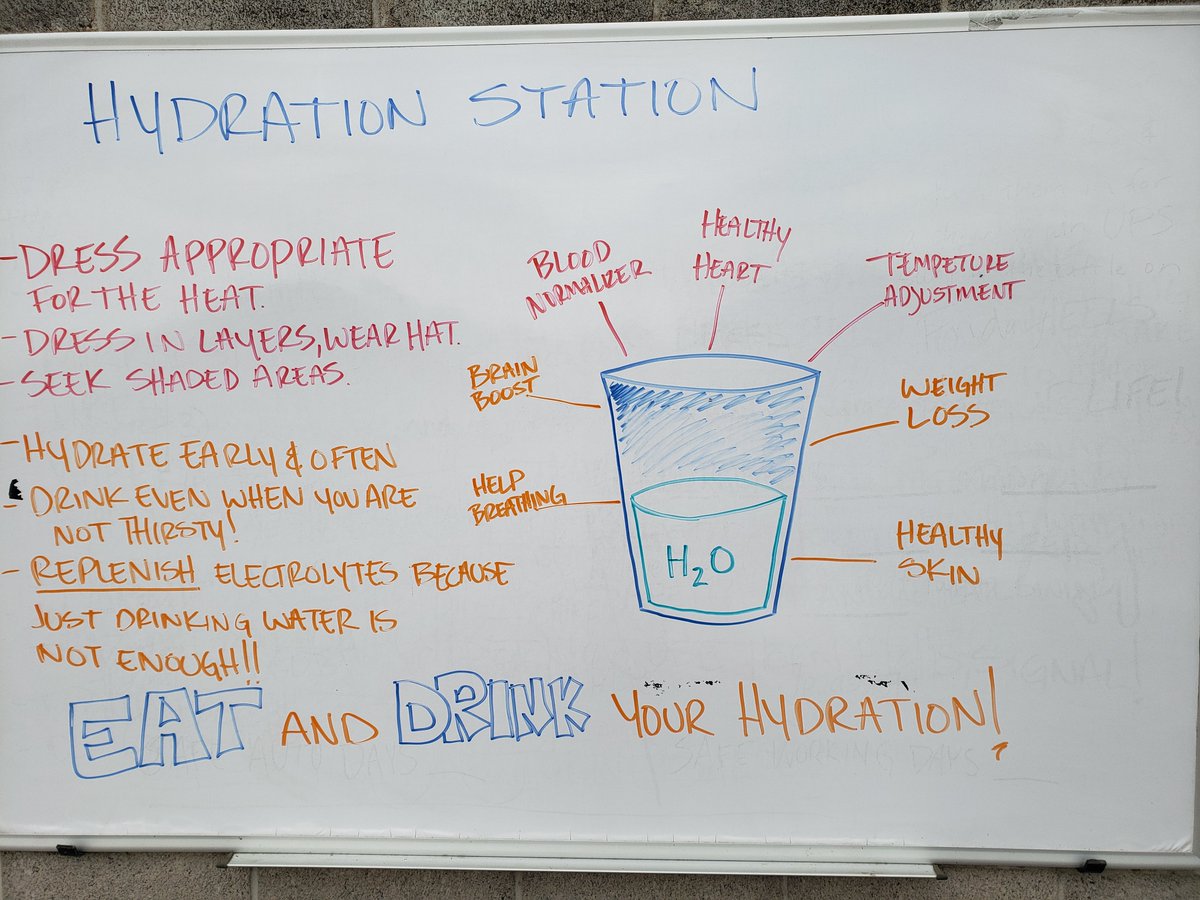 CamelbackCHSP's tweet image. BEAT THE HEAT- Camelback Center set up a hydration station up for the Tempe Building. Get ready for the HEAT!
@Tempe_safeTman @marc_peeler @beckyb_ups @UPSphoenix @division_east @UpsSafeTguys @NaplesSafety @UPSers @DINAUPS1 @JaradZimmerman